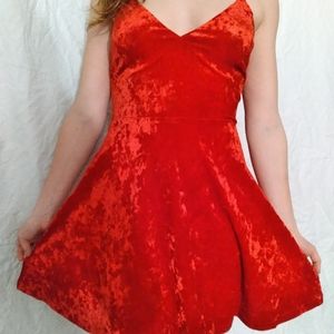Red dress